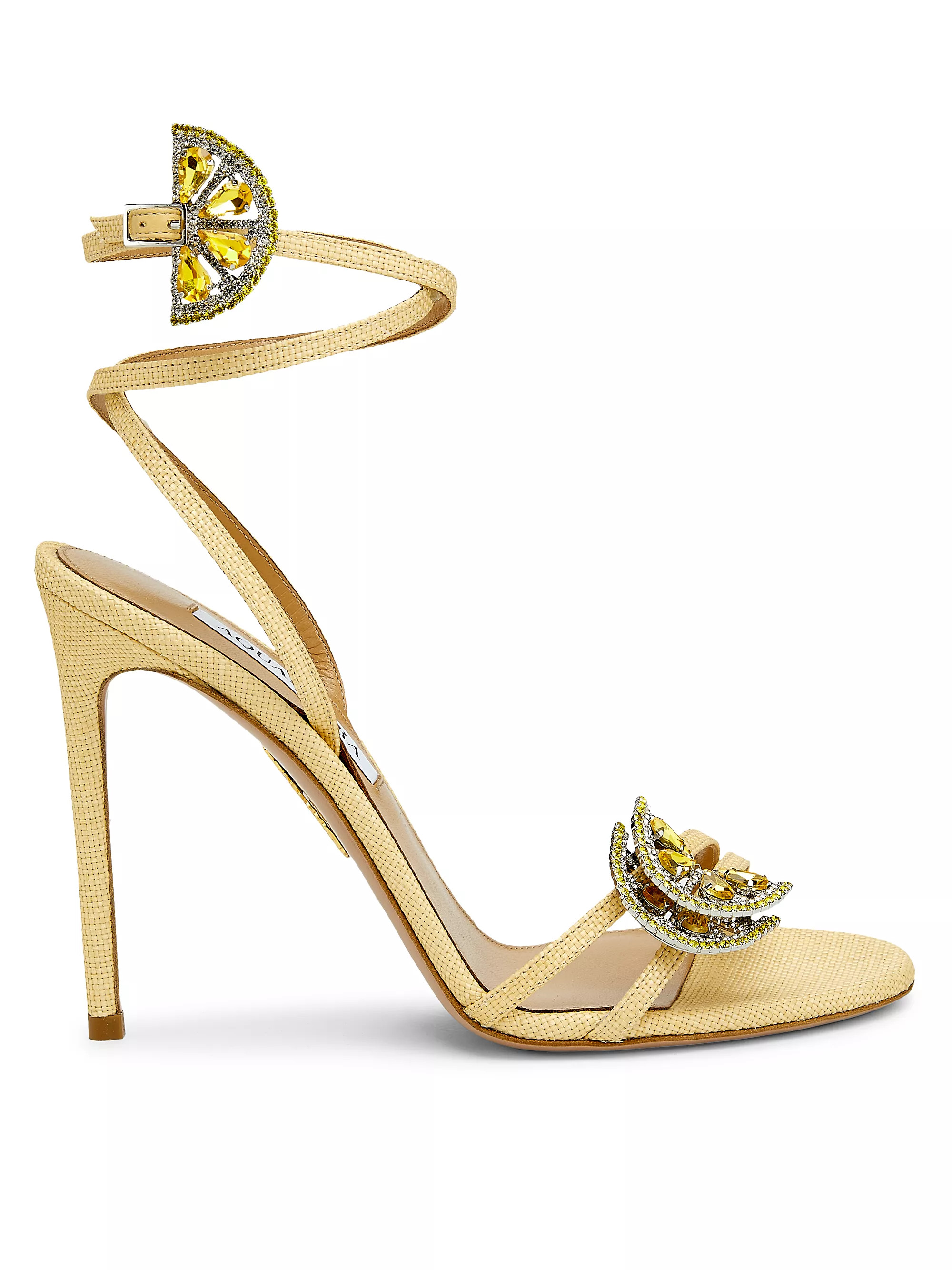 Gin Tonic Crystal-Embellished Sandals | Saks Fifth Avenue