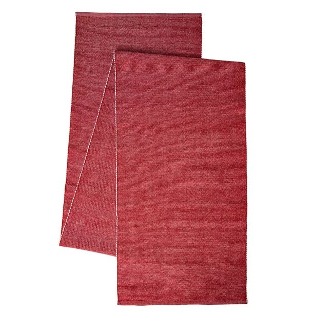 Mainstays Ribbed Chambray Table Runner, 13 in x 72 in, Cotton Polyester Blend, Red, 1 Piece - Wal... | Walmart (US)