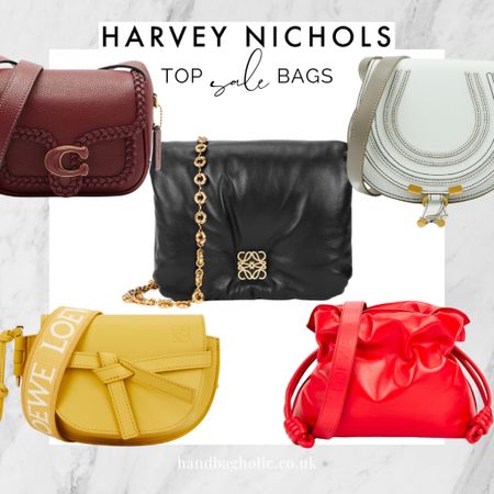 Up to 50% off at Harvey Nichols SALE including lots of Loewe , Chloe and coach bags. #salefinds #loewe #loewebag #designerbags #designersale #chloebag #coachbag #coachtabby