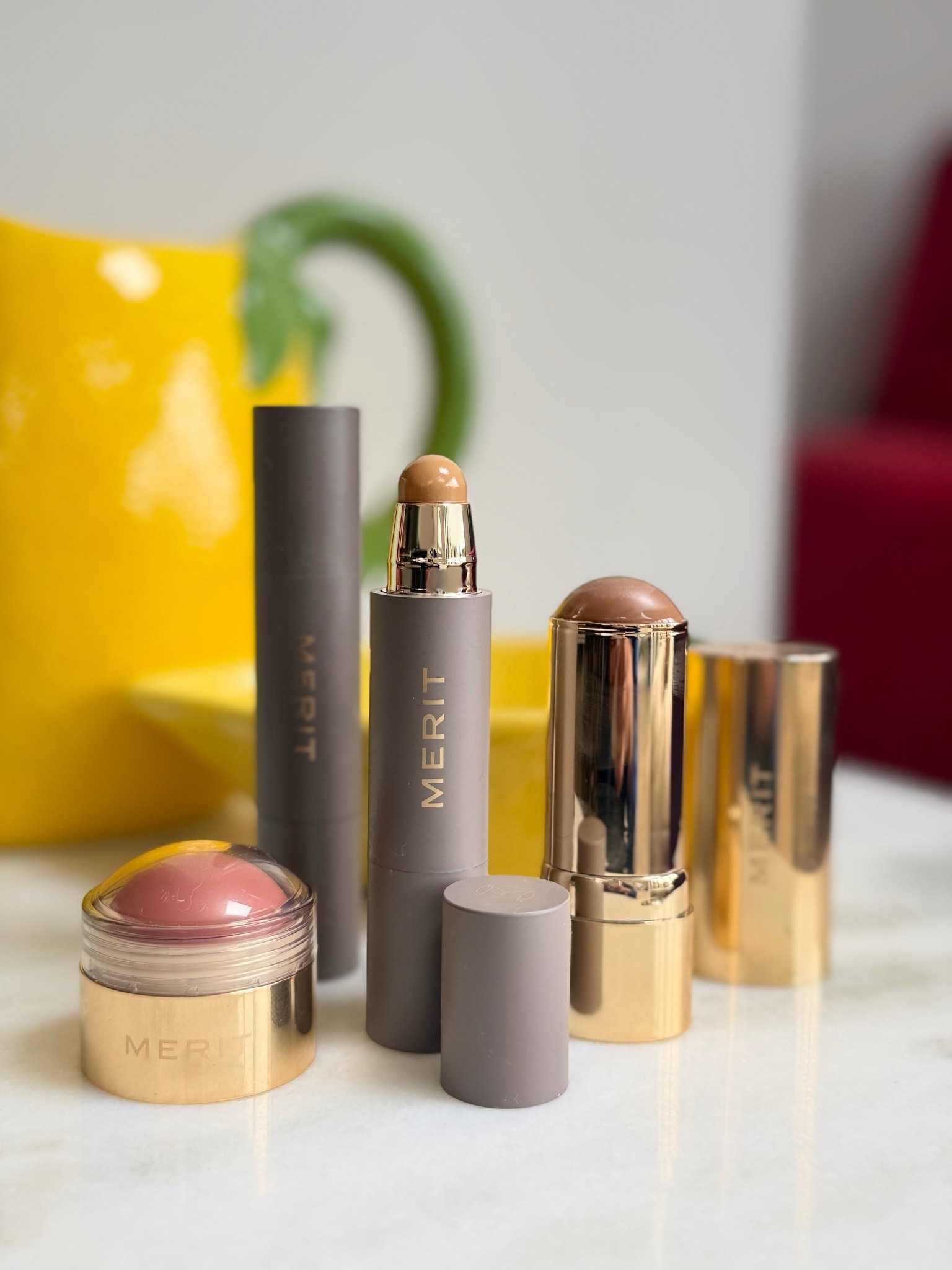 Merit essentials. Love this brand for the simple effortless, natural make up look.