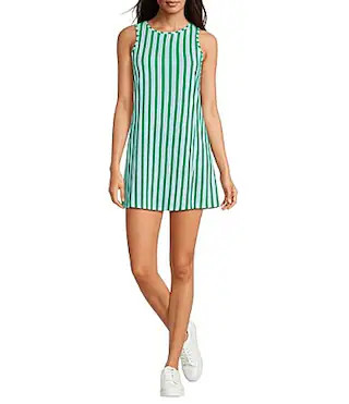 Addison Bay Panama High Neck Sleeveless A-line Mini Dress - XS | Dillard's