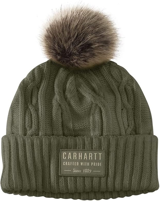 Carhartt Women's Knit pom Beanie | Amazon (US)