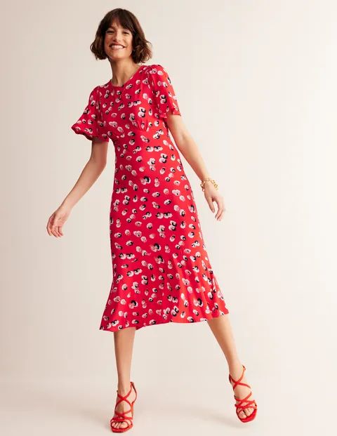 Felicity Jersey Midi Tea Dress | Boden (US)