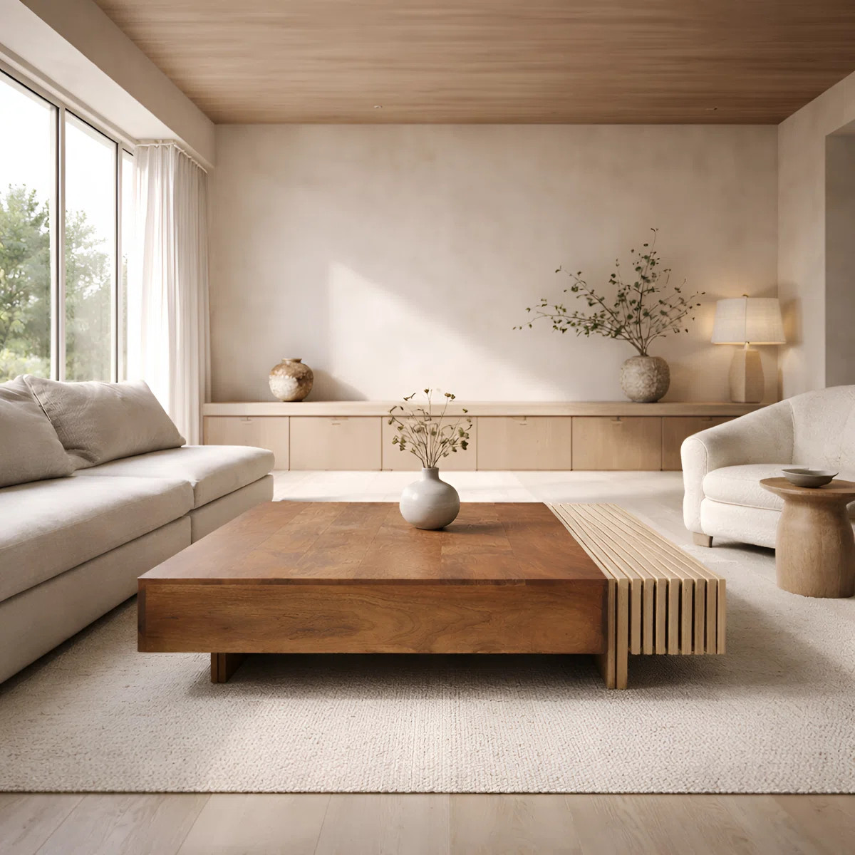 Ludovica Premium Solid Wood Coffee Table | Wayfair North America