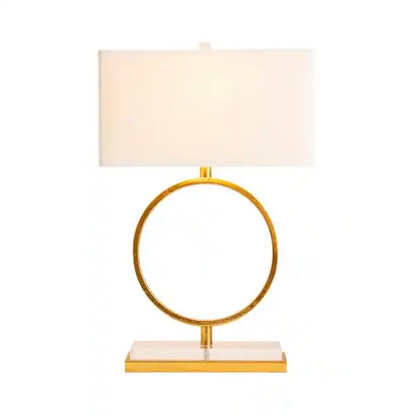 Aldrich Gold Leaf 29-inch Table Lamp - 29"H | Bed Bath & Beyond