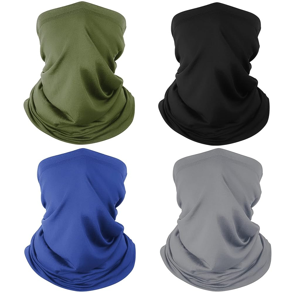 Neck Gaiter Bandana Face Mask: Sun Cooling Scarf Gator Cover Head for Men Women | Amazon (US)