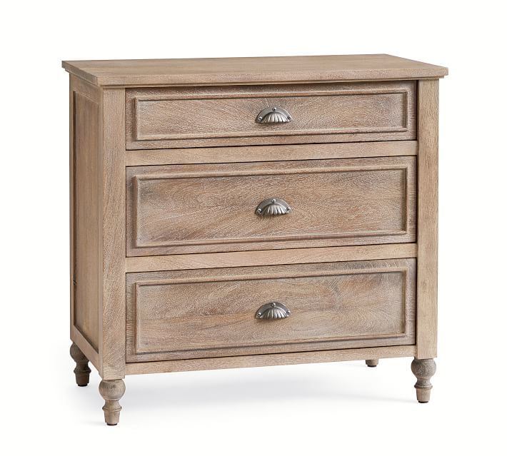 Astoria 3-Drawer Nightstand | Pottery Barn (US)