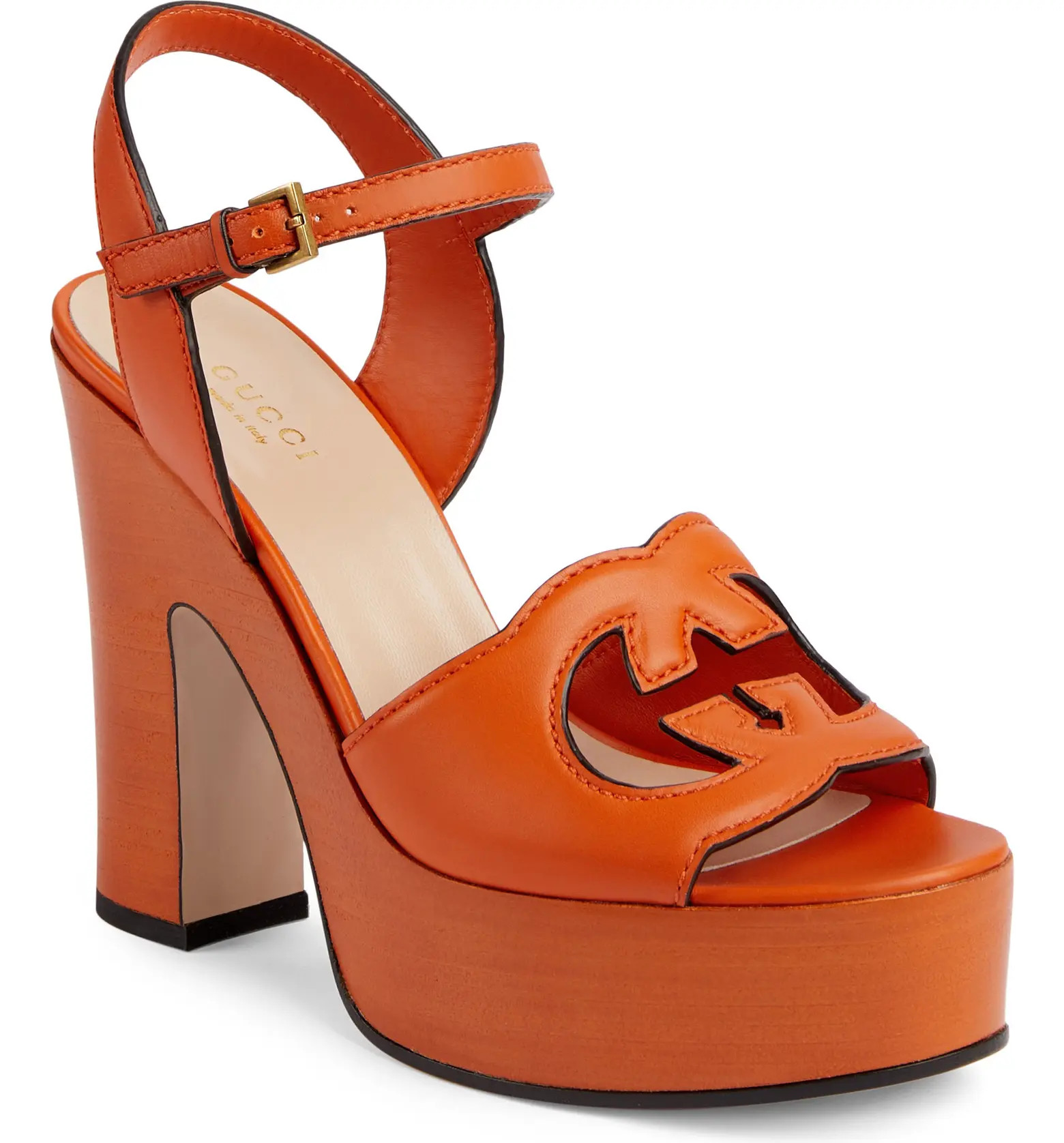 Interlocking G Cutout Platform Sandal (Women) | Nordstrom