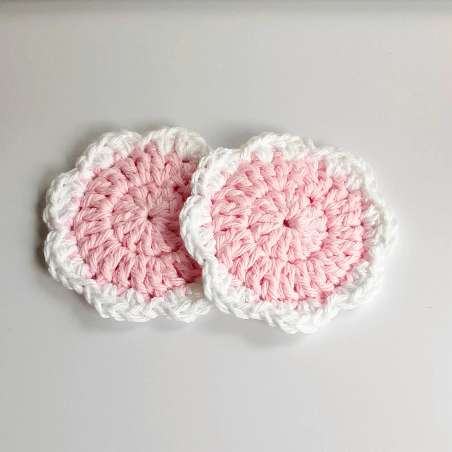 Crochet Flower Doily Car Coaster Set of 2,  Pink Car Coasters, Cottagecore Coaster, Gift For Her,... | Etsy (Global)