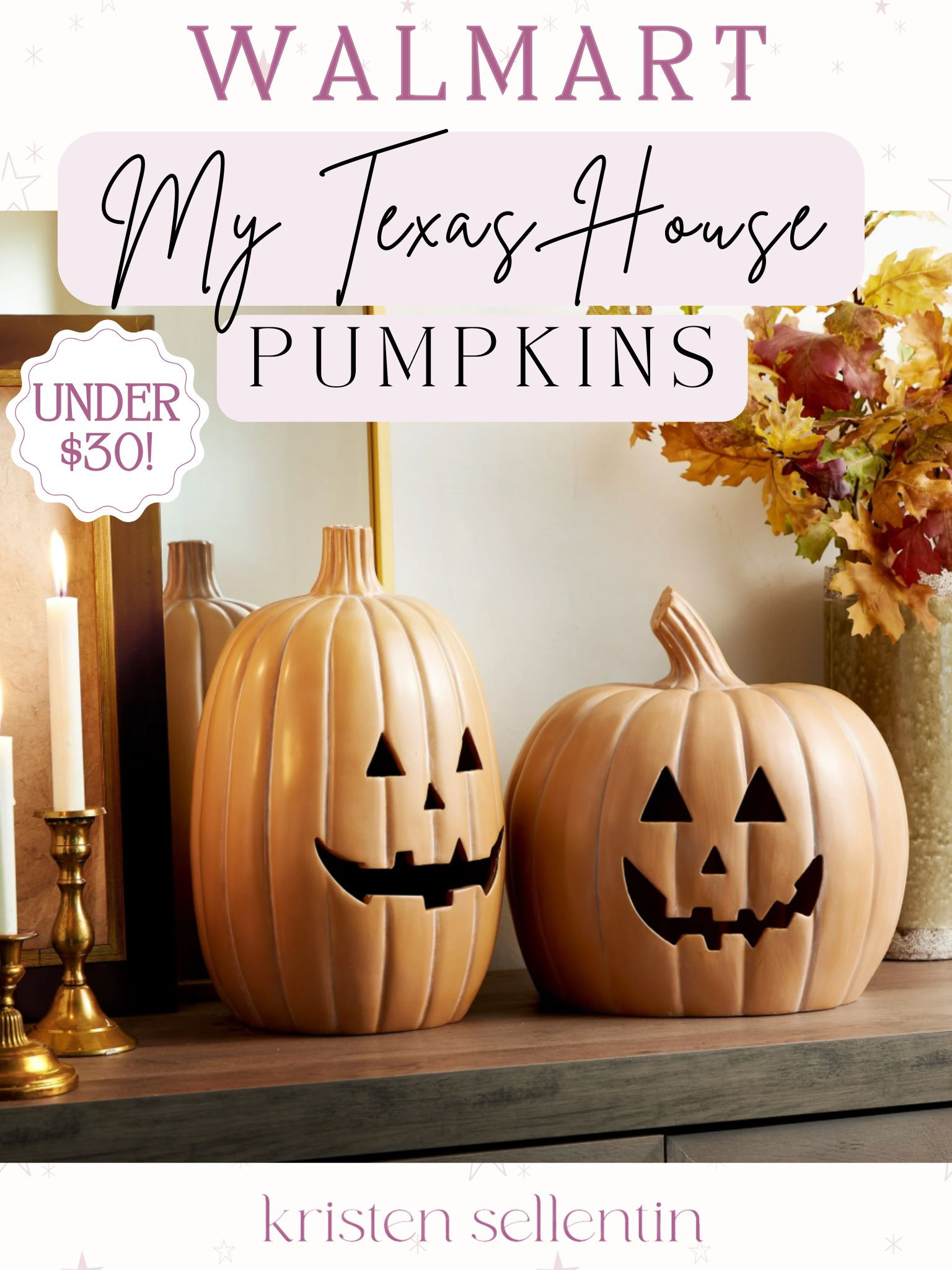  Just dropped TODAY! The My Texas House Halloween collection at Walmart! These Pumpkins are perfect and Under $30! 

 

#LTKSeasonal #LTKHome #LTKFindsUnder50