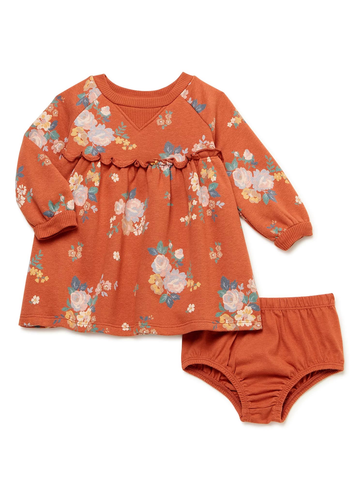 easy-peasy Baby Girl Print Dress, Sizes 0/3-24 Months | Walmart (US)