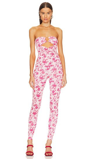 Jasmine Jumpsuit in Fiona Floral | Revolve Clothing (Global)