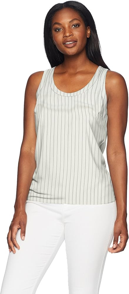 Amazon Brand - Lark & Ro Women's Scoop Neck Sleeveless Tank Top | Amazon (US)