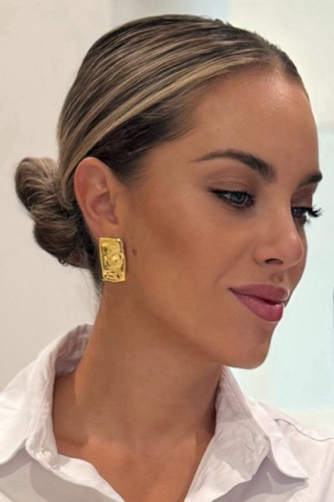 In love with these Amazon earrings. Designer dupe, great quality and color, plus super light weight.