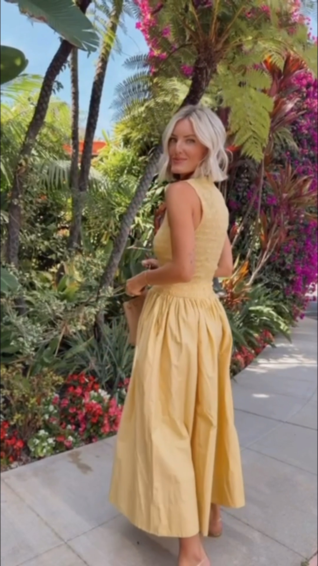 This yellow dress! 😍 I added some fun accessories since the dress was simple, and I love how this look turned out! Wearing S! Loverly Grey, Shopbop, summer dress, yellow dress, scarf, statement necklace, jelly sandal, summer outfit, vacation outfit

#LTKootd #LTKSeasonal #LTKTravel