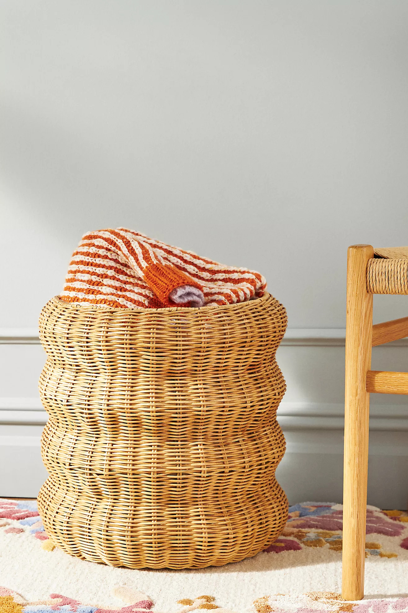Sutton Rattan Basket | Anthropologie (US)