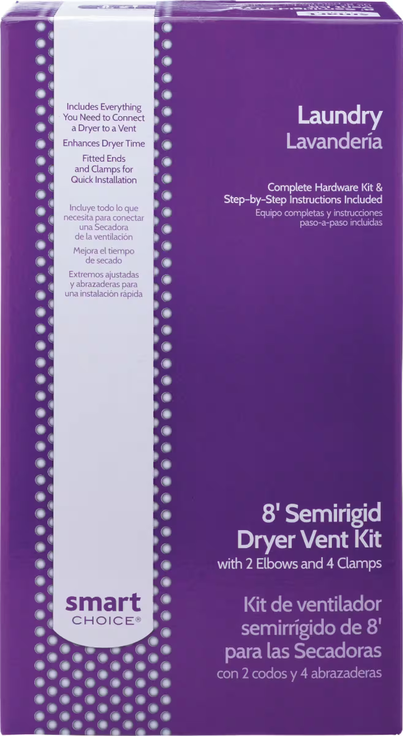 Smart Choice Semi-Rigid Dryer Vent Kit Required for Hook-Up Silver 5304492448 - Best Buy | Best Buy U.S.