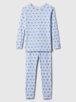 babyGap 100% Organic Cotton Heart PJ Set | Gap Factory