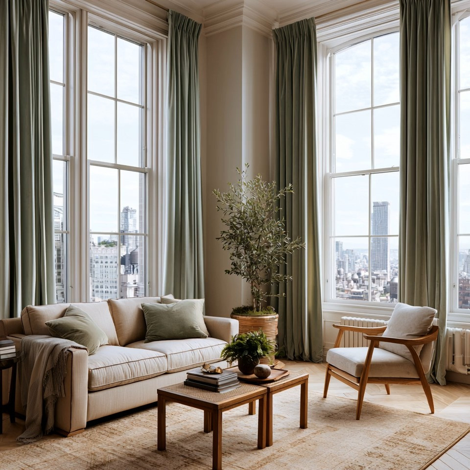 One of the easiest ways to make your home look instantly more luxurious?
Floor-length curtains.

Designers have used this trick for decades in Paris apartments, New York penthouses, and elegant designer homes because they completely transform the feeling of a room.

Even if your windows are not full height, hanging curtains from near the ceiling all the way to the floor creates the illusion of taller ceilings, larger windows, and a far more elevated space.

During the day, they soften natural light beautifully and frame the room with elegance.
At night, they create warmth, depth, softness, and privacy while adding that luxurious layered feeling that makes a home feel complete.

The key is choosing rich, elegant fabrics and colors that complement your decor.
Sage green adds calm sophistication, burgundy adds richness, navy feels timeless, taupe and ivory create softness, and warm browns ground the entire room beautifully.

Floor-length curtains are not just practical window coverings anymore.
They are one of the most important designer details in modern homes.

And once you see a room with them… it is impossible to unsee the difference.

Explore our curated edit of ready-to-install floor-length curtains in elegant designer-inspired colors and fabrics to instantly elevate your home.

#HomeDecor #CurtainIdeas #LuxuryInteriors 

 #LTKHome