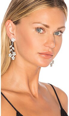 Jennifer Behr Violet Dangle Earrings in Crystal from Revolve.com | Revolve Clothing (Global)