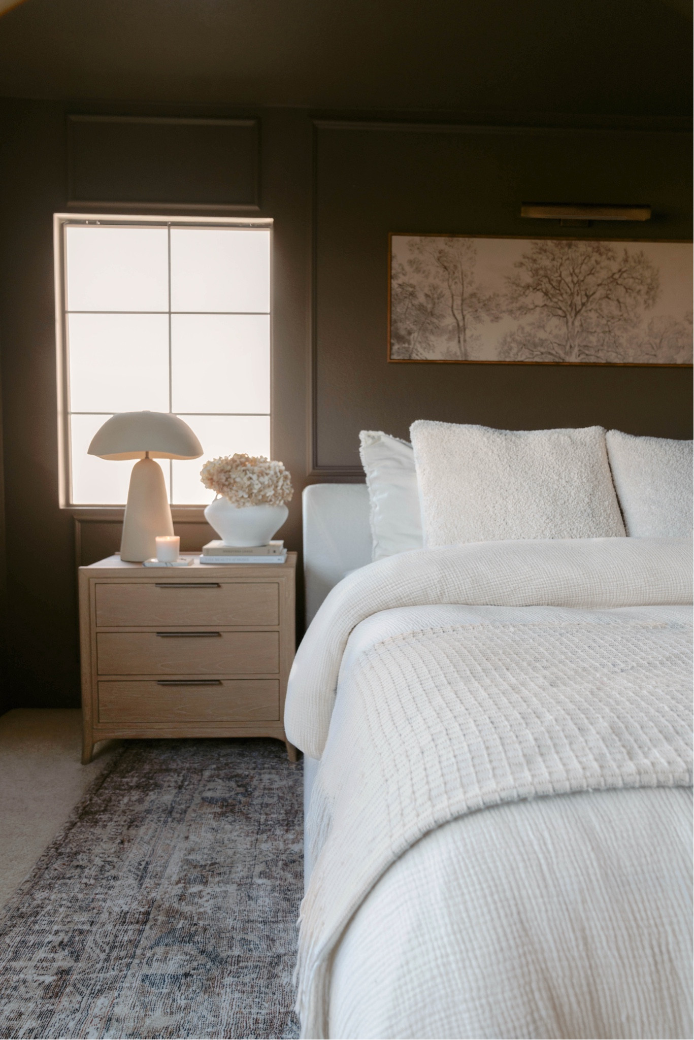In my opinion, the perfect way to kick off the New Year is by refreshing your bedroom! I'm partnering with @kathykuohome to give my space the clean slate it truly deserves. Your bedroom is where each new day begins, and creating a peaceful, serene environment can have a profound impact on your mindset and how you feel.

If my space is unorganized, I immediately feel stressed, so it was very important to me to upgrade our nightstands to something with drawers and plenty of storage.

I immediately fell in love with the beautiful  “Bella Rustic Lodge Nightstands” from #KathyKuoHome as soon as I saw them online - between the reclaimed teak, bronze handles, and 3 spacious drawers, these look & feel so high end. 

Shop all of my current bedside favorites from @kathykuohome now on my  @shop.ltk page 🤎
.
.
.
#lovewhereyoulive #homedesigninspo #bedroomrefresh #modernrusticdecor #reclaimedwoodfurniture #neutralhome #timelessdesign #cozybedroom #ad #bedroomorganization #storagesolutions #homestylingideas #interiorlovers #homeinspo #neutraldecor #myhomestyle #colordrench #mochamousse #homeorganization #nightstand 

#LTKHome
