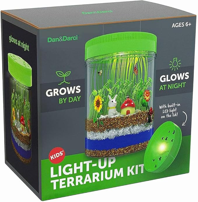 Light-Up Terrarium Kit for Kids - STEM Science Kits - Birthday Gifts for Kids - Educational DIY K... | Amazon (US)
