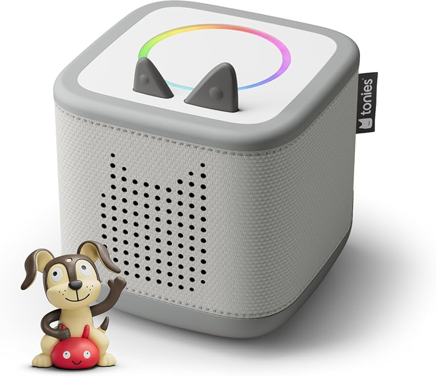 Toniebox 2 Audio Player Starter Set for Kids 1+ with Playtime Puppy - Moon Gray | Amazon (US)