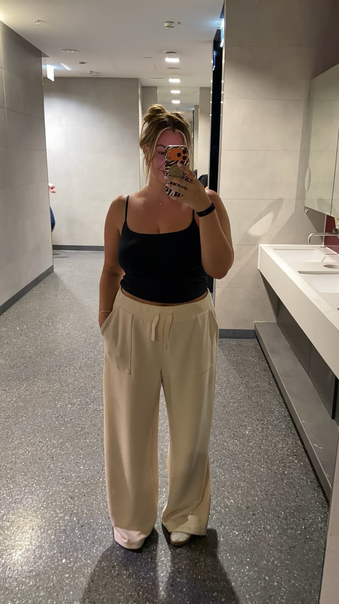 wearing a large in the top & xl tall in the pants 🤎 code vanezzxspanx works for 20% off the pants

#LTKTravel #LTKMidsize #LTKootd
