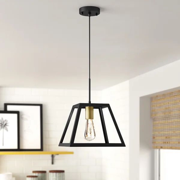 New Haven 1 - Light Single Square / Rectangle Pendant | Wayfair North America