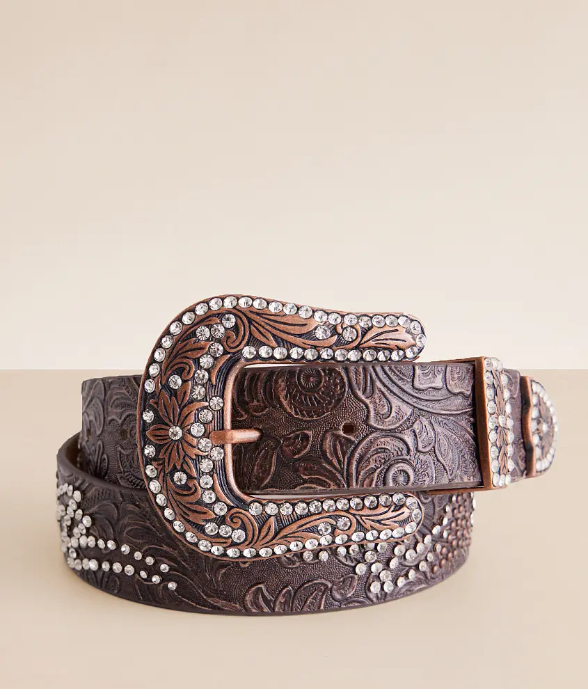 Glitz Leather Western Belt | Buckle