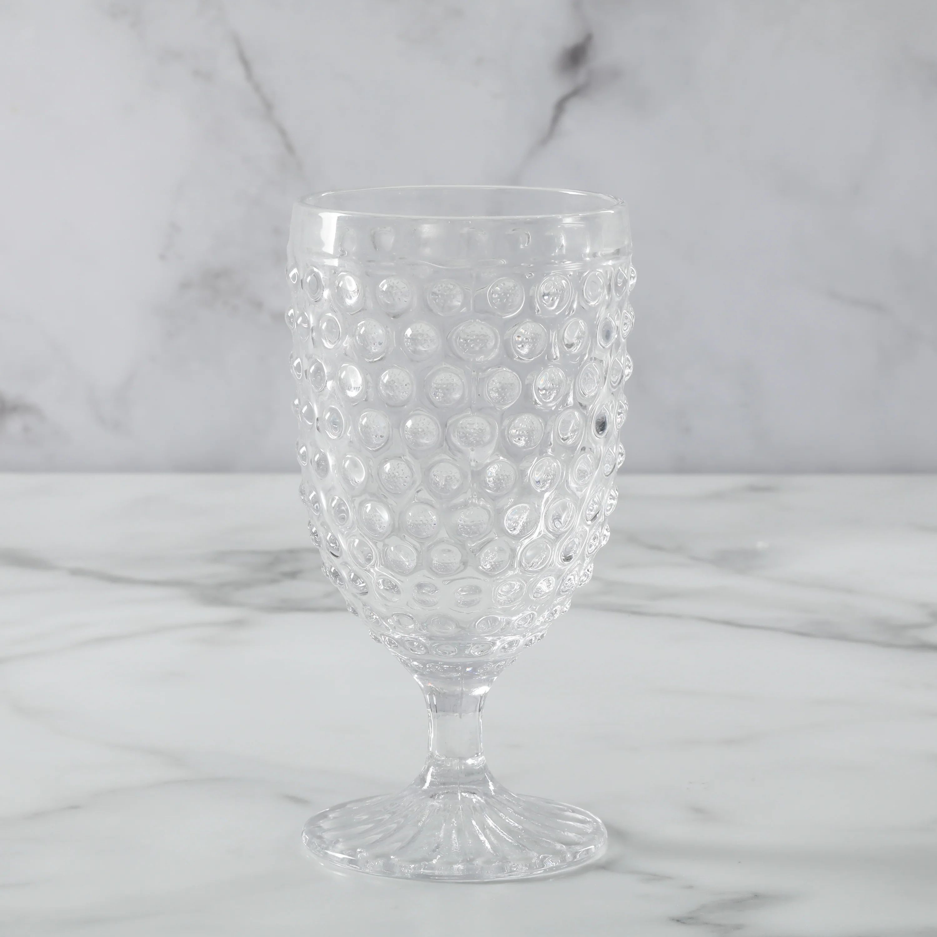 Chauncey 14.2-Ounce Hobnail Goblet | Waiting On Martha