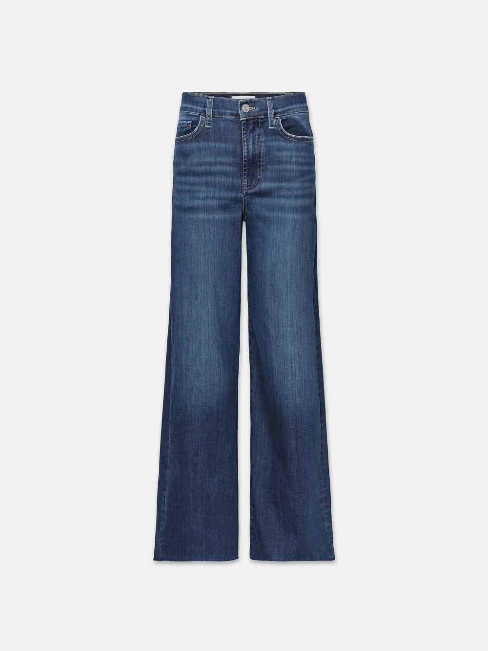 Le Slim Palazzo Raw After  in  Lupine | Frame Denim