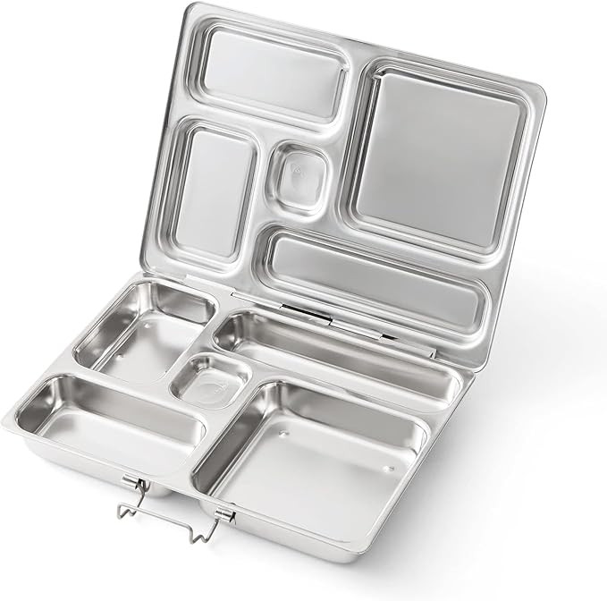 PlanetBox ROVER Classic Stainless Steel Bento Lunch Box with 5 Compartments (P5000N) | Amazon (US)