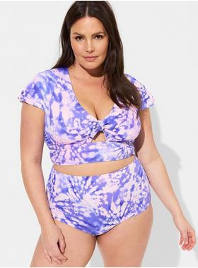 Wireless Flutter Sleeve Bikini Top | Torrid (US & Canada)