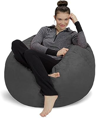 Sofa Sack - Plush, Ultra Soft Bean Bag Chair - Memory Foam Bean Bag Chair with Microsuede Cover -... | Amazon (US)