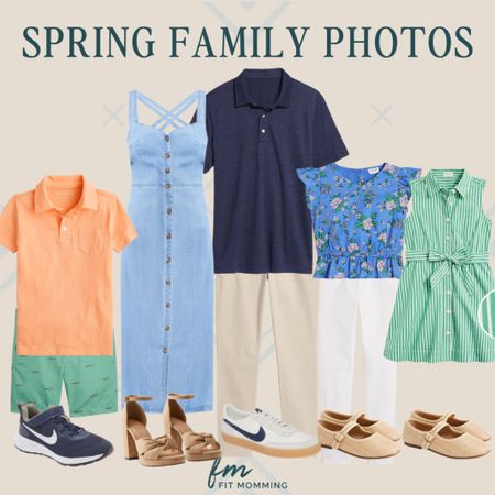 Spring family photos | family pictures | spring outfits 
#fitmomming
#familyphotos

#LTKstyletip #LTKSeasonal #LTKfamily