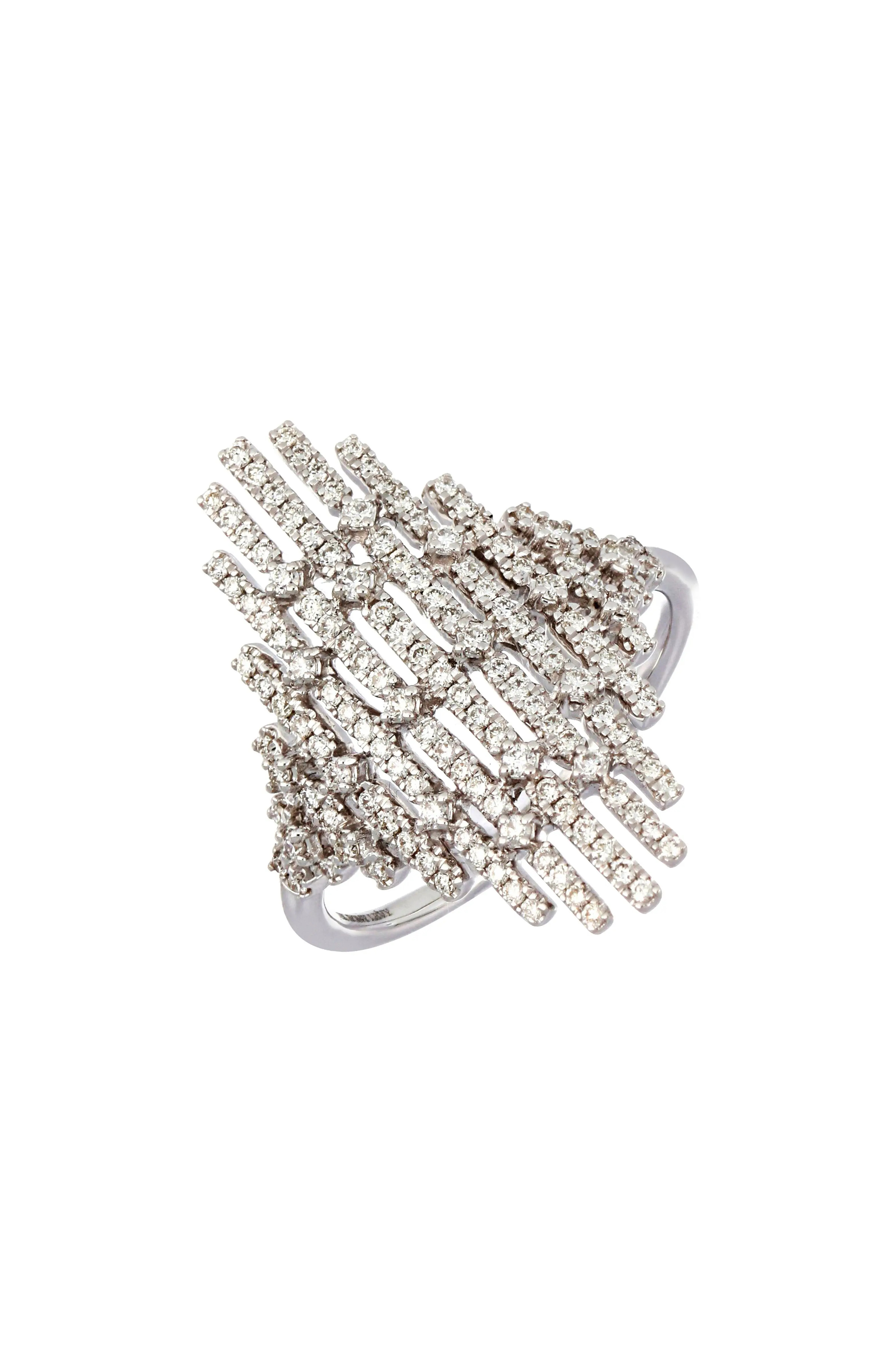 Multiple Bar Diamond Statement Ring | Nordstrom