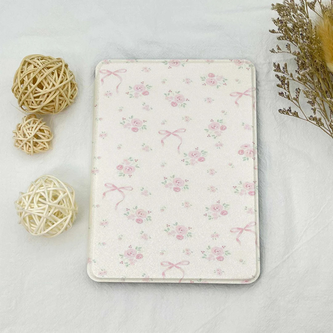 Pink Bow Tie Flower Kindle Case for Personalization All New Kindle 6'' Paperwhite 6.8'',kindle Pa... | Etsy (US)