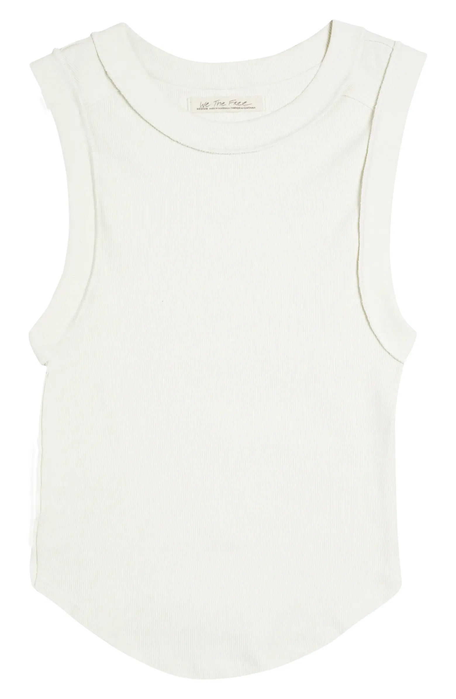 Free People Kate Rib Stretch Cotton Tank | Nordstrom | Nordstrom