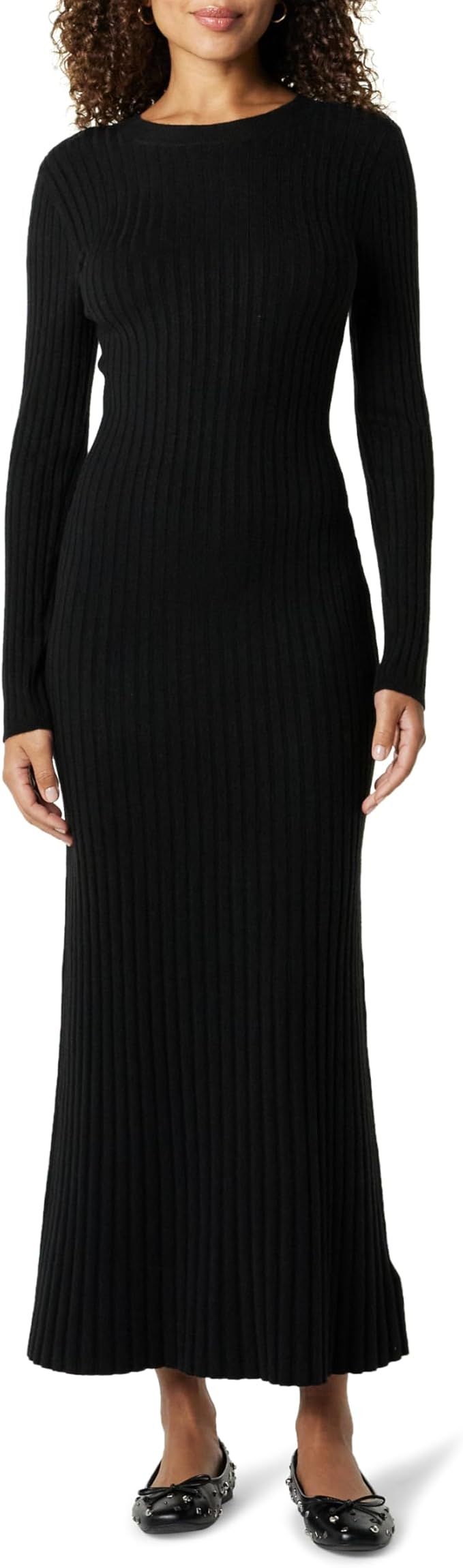 The Drop Women's Ashlyn Ribbed Sweater Maxi Dress | Amazon (US)