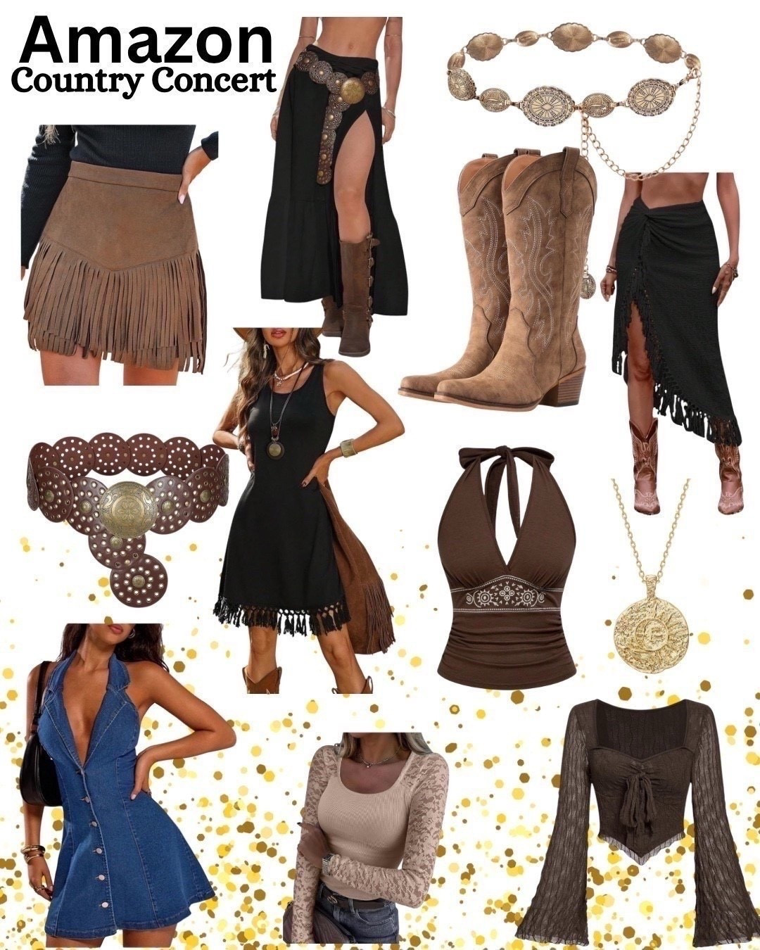 Amazon country concert outfits. Country style. Country outfit. Western outfit. Western style. Cowboy boots. Country dress. Cowboy style. Nashville outfit.

#LTKootd #LTKTravel #LTKSeasonal