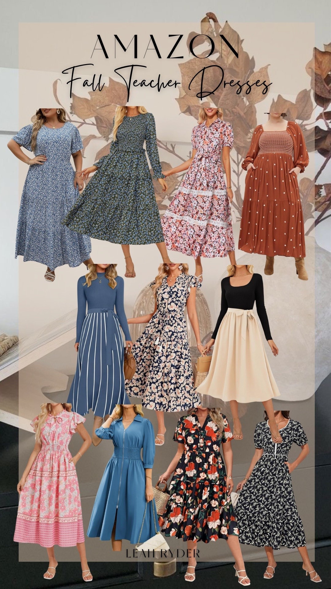 Fall teacher dresses on Amazon❤️🍁 

#LTKStyleTip #LTKPlusSize #LTKSeasonal