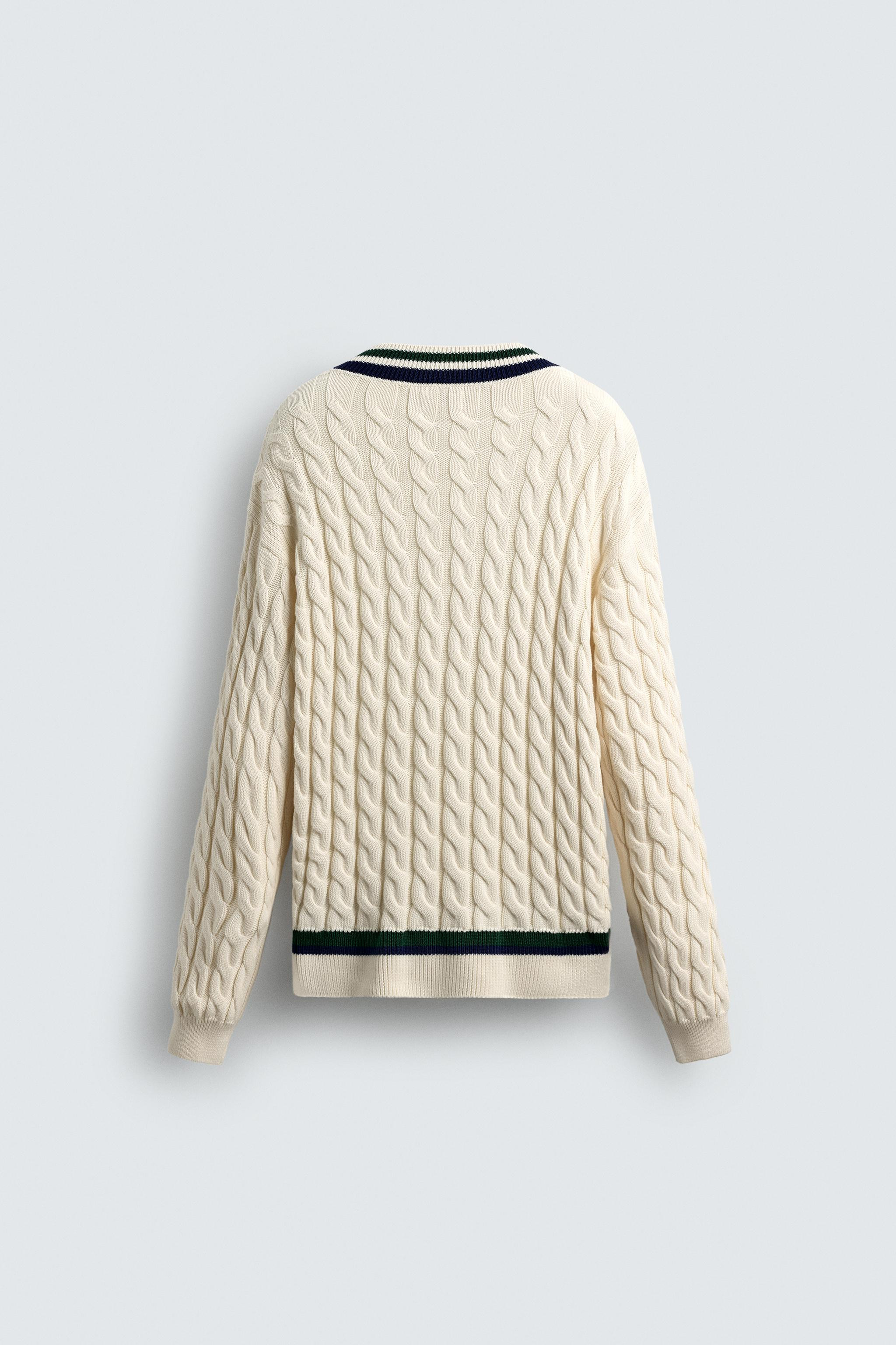CABLE KNIT SWEATER | Zara US
