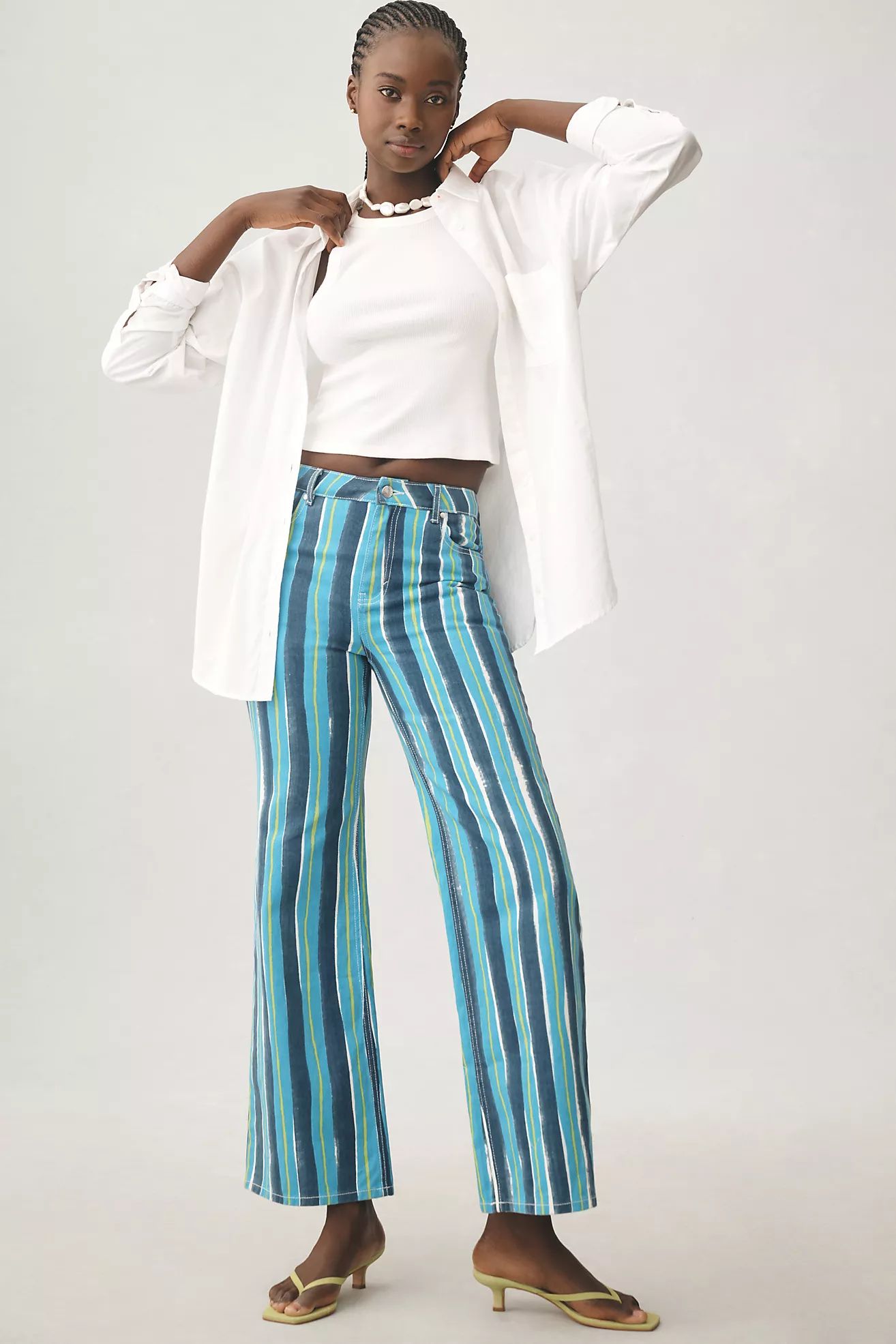 Simon Miller Astro High-Rise Wide-Leg Jeans | Anthropologie (US)