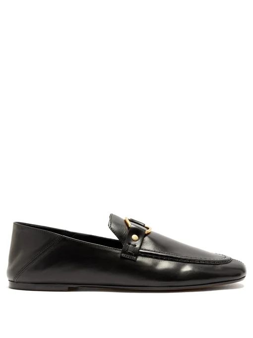 Ferlyn collapsible-heel leather loafers | Isabel Marant | Matches (US)