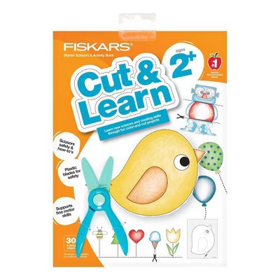 Fiskars Ages 2+ Cut and Learn Activity Book | Target