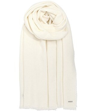 Lauren Ralph Lauren Soft Basket Weave Scarf - Cream | Dillard's