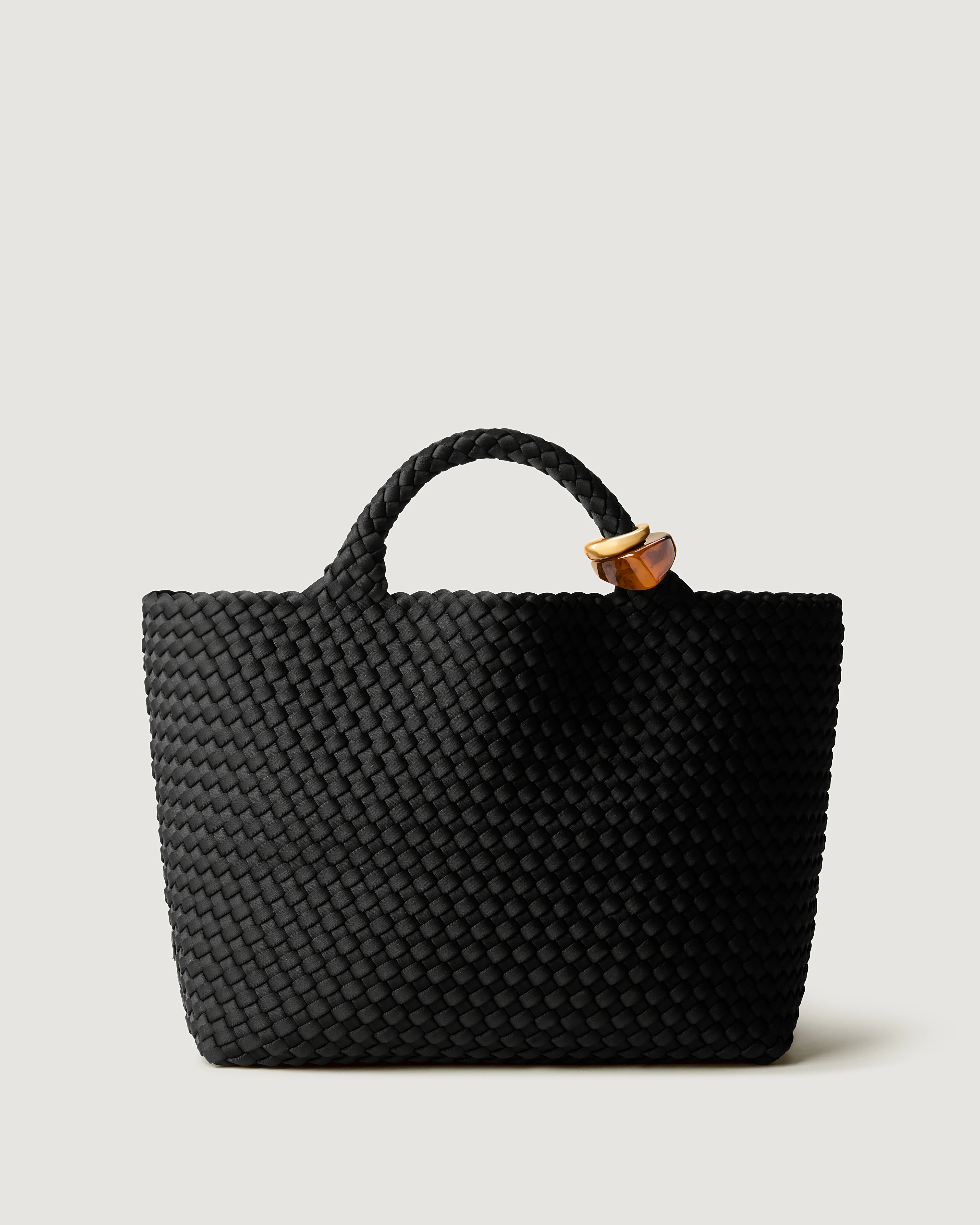 St. Barths Medium Tote (Original Beads | Onyx | Naghedi
