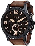 Fossil Men's Nate Stainless Steel Quartz Chronograph Watch | Amazon (US)