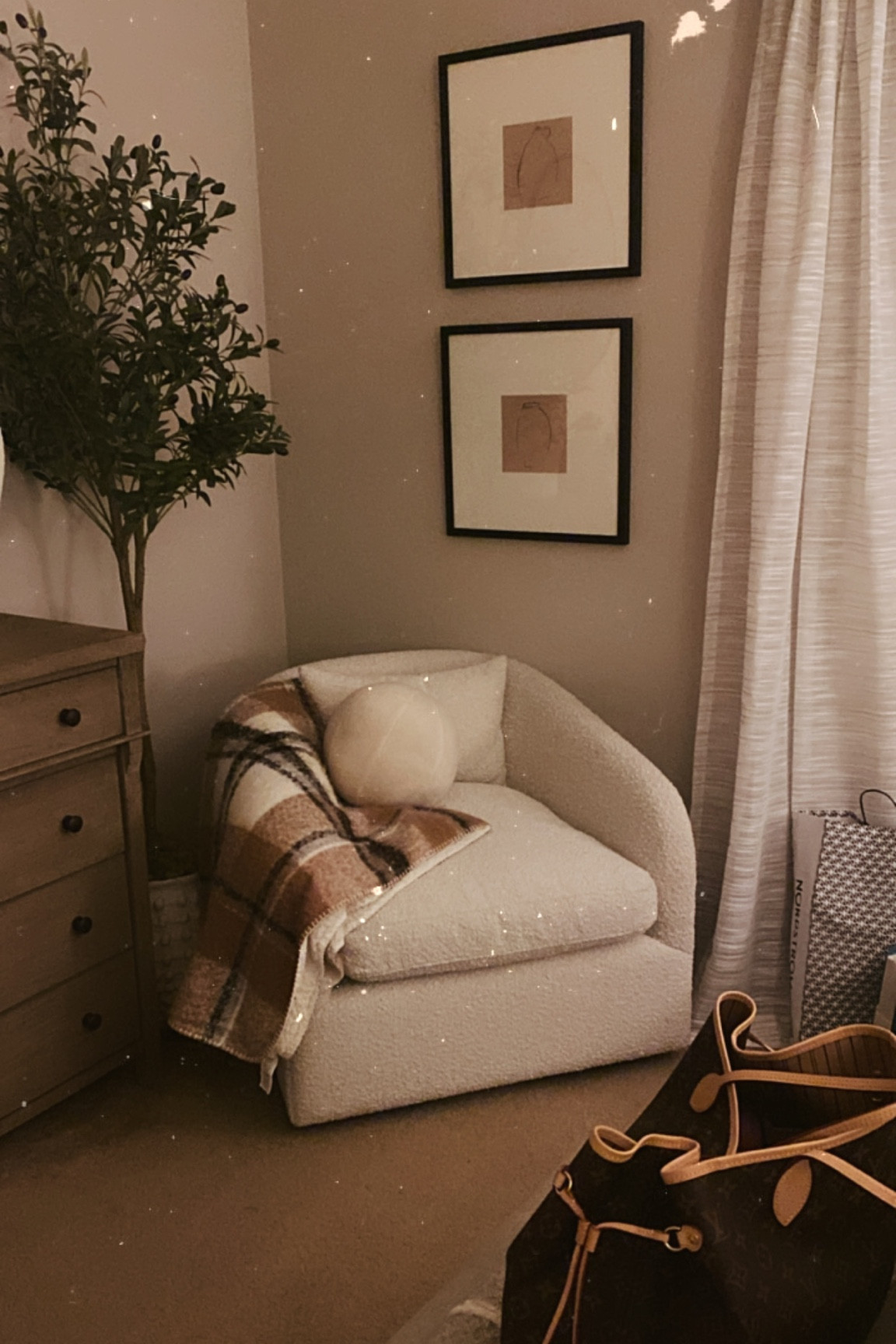 Neutral home, master bedroom, home decor, boucle, Pottery Barn, Anthropologie, Amazon, Lowe’s, Allen + Roth, transitional style, Target, Studio McGee, greenery, olive tree

#LTKhome